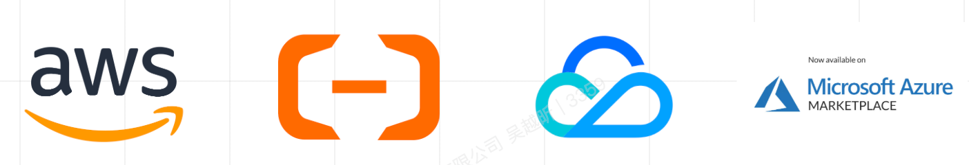 AWS, Alibaba Cloud, Tencent Cloud, and Microsoft Azure marketplaces